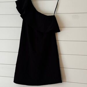 French Connection Black One-Shoulder Sundress